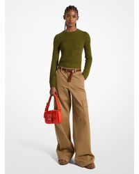 MICHAEL Michael Kors - Mk Pull En Maille De Laine Mérinos - Lyst