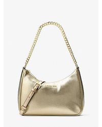 Michael Kors - Jet Set Travel Large Metallic Convertible Crossbody Bag - Lyst