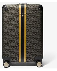 Michael Kors - Metallic Logo Stripe Suitcase - Lyst