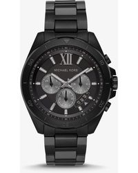Michael Kors Oversized Brecken Black-tone Watch