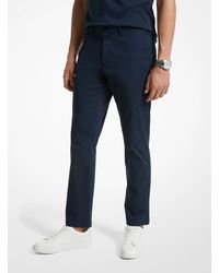 Michael Kors - Slim-fit Cotton Blend Chino Pants - Lyst