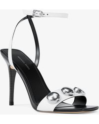 MICHAEL Michael Kors - Mk Liana Studded Leather Sandal - Lyst