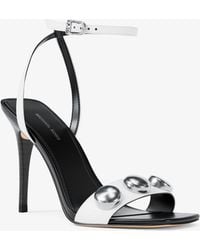 MICHAEL Michael Kors - Mk Liana Studded Leather Sandal - Lyst