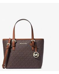 Michael Kors - Jet Set Travel Extra-Small Logo Top-Zip Tote Bag - Lyst