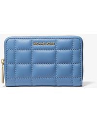 MICHAEL Michael Kors - Mk Small Quilted Leather Wallet - Lyst