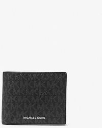 Michael Kors - Cooper Logo Billfold Wallet With Passcase - Lyst