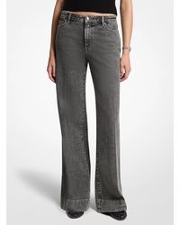 MICHAEL Michael Kors - Mk Grace High-Rise Denim Flared Jeans - Lyst
