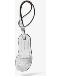 MICHAEL Michael Kors - Mk Signature Logo Slide Bag Charm - Lyst