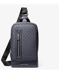 Michael Kors - Cooper Signature Logo Sling Pack - Lyst