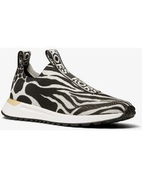 black mesh slip on trainers