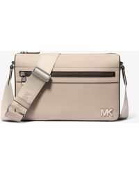 Michael Kors - Mk Edison Medium Saffiano Leather Messenger Bag - Lyst