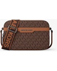 Michael Kors - Hudson Signature Logo Camera Crossbody Bag - Lyst