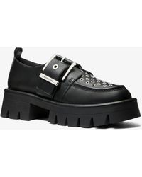 MICHAEL Michael Kors - Mk Colby Grommeted Leather Loafer - Lyst