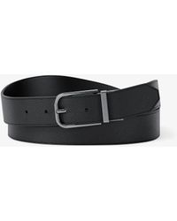 Michael Kors - Mk Reversible Leather Belt - Lyst
