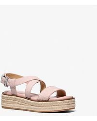 Michael Kors - Lynn Denim Espadrille Sandal - Lyst