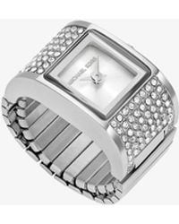 Michael Kors - Mk Orologio Ad Anello Darrington Tonalità Con Pavé - Lyst