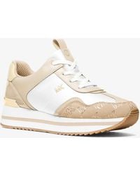 MICHAEL Michael Kors - Mk Raina Mixed-Media Trainer - Lyst