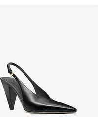 Michael Kors - Electra Leather Slingback Pump - Lyst