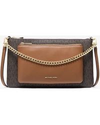 Michael Kors - Mk Sac À Bandoulière Convertible Jet Set De Taille Moyenne À Logo Signature - Lyst
