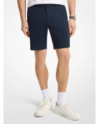 Michael Kors - Mk Stretch Cotton Shorts - Lyst