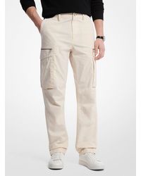 Michael Kors - Mk Pantalon Cargo En Popeline De Coton Extensible - Lyst