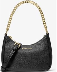 Michael Kors - Jet Set Travel Small Pebbled Leather Convertible Crossbody Bag - Lyst