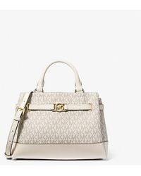 Michael Kors - Reed Small Signature Logo Satchel - Lyst