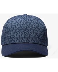 Michael Kors - Logo Print Cotton Baseball Hat - Lyst
