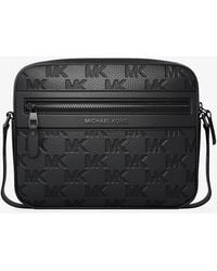Michael Kors - Mkbandolera Jet Set De Piel Con Logotipo En Relieve - Lyst