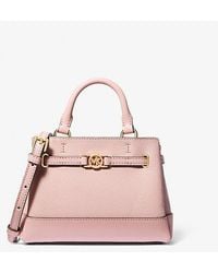 Michael Kors - Reed Extra-Small Pebbled Leather Satchel - Lyst