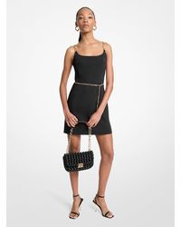 MICHAEL Michael Kors - Mk Miniabito Bustier Con Cintura E Spalline A Catena - Lyst
