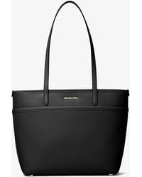 MICHAEL Michael Kors - Mk Marlowe Medium Pebbled Leather Pocket Tote Bag - Lyst
