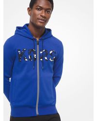 michael kors blue hoodie