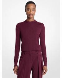 Michael Kors - Michael Kors Cashmere And Wool Blend Sweater - Lyst