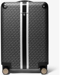 Michael Kors Logo Stripe Suitcase - Black