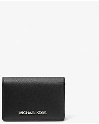 Michael Kors - Jet Set Small Saffiano Leather Wallet - Lyst