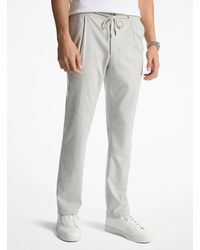 Michael Kors - Mk Woven Drawstring Trousers - Lyst