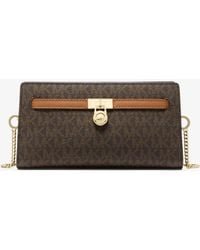 MICHAEL Michael Kors - Mk Hamilton Moderne Extra-Small Signature Logo Convertible Crossbody Bag - Lyst