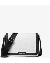 Michael Kors - Mk Hudson Signature Logo Crossbody Bag - Lyst