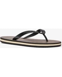 Michael Kors - Travis Logo Flip-Flop - Lyst