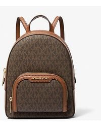 Michael Kors - Jaycee Extra-Small Signature Logo Backpack - Lyst