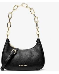 Michael Kors - Cora Medium Pebbled Leather Shoulder Bag - Lyst