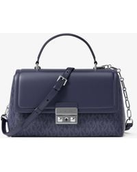MICHAEL Michael Kors - Mk Tribeca Extra-Small Signature Logo Satchel - Lyst