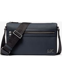 Michael Kors - Mk Edison Medium Saffiano Leather Messenger Bag - Lyst