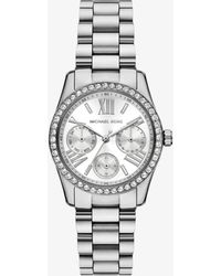 Michael Kors - Mk Mini Lexington Pavé-Tone Watch - Lyst