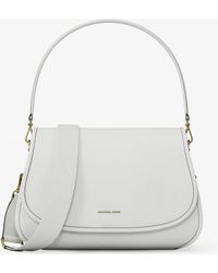 MICHAEL Michael Kors - Mk Holmes Medium Pebbled Leather Convertible Messenger Bag - Lyst