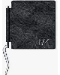 Michael Kors - Mk Edison Scratch-Resistant Leather Card Case With Money Clip - Lyst