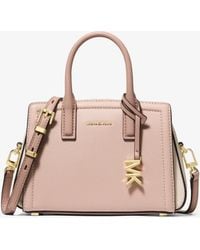 MICHAEL Michael Kors - Mk Laila Extra-Small Pebbled Leather Crossbody Bag - Lyst