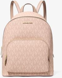 Michael Kors Outlet - Mk Zaino Connie Medio Con Stampa Logo - Lyst