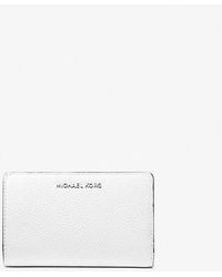 Michael Kors - Empire Medium Pebbled Leather Wallet - Lyst